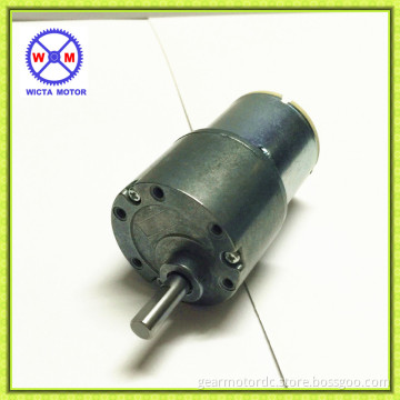 High torque low speed 8mm D-CUT metal shaft 9 volt dc motor with gear reduction